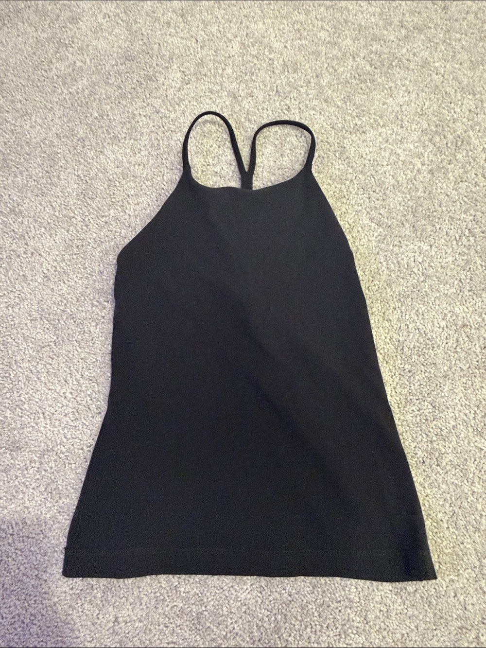 Lululemon Black High Neck Tank Top, Size 4